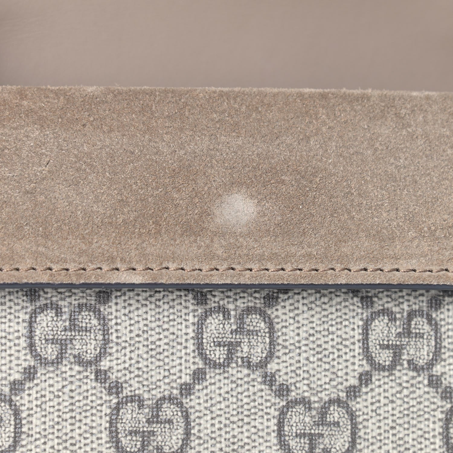 Gucci GG Supreme Monogram Super Mini Dionysus Shoulder Bag Taupe 9 of 9