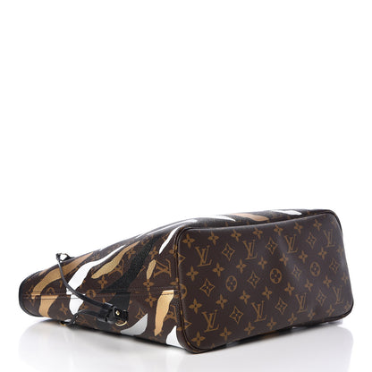 Louis Vuitton X LOL Monogram Neverfull MM Gold Silver 5 of 12