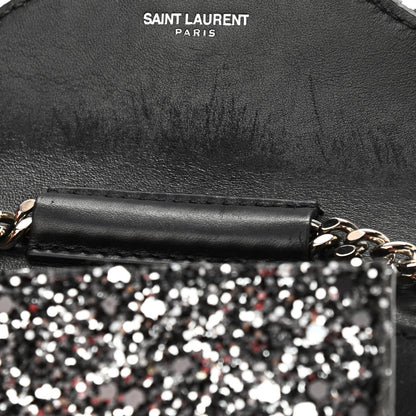 Saint Laurent Sequin Calfskin Monogram Mini Candy Crossbody Black 11 of 11