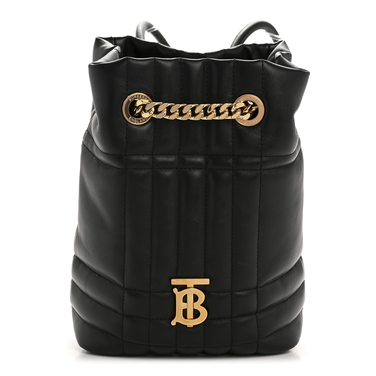 Burberry Lambskin Quilted Mini Lola Backpack Black 1 of 16