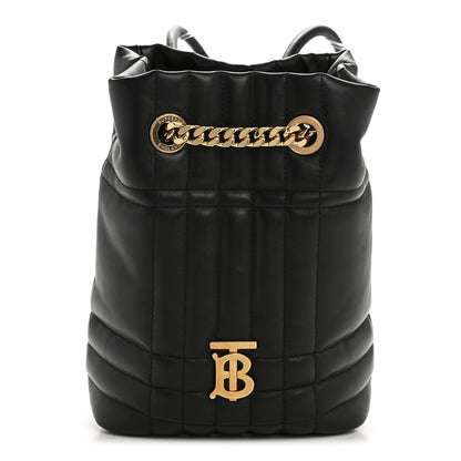 Burberry Lambskin Quilted Mini Lola Backpack Black 1 of 16