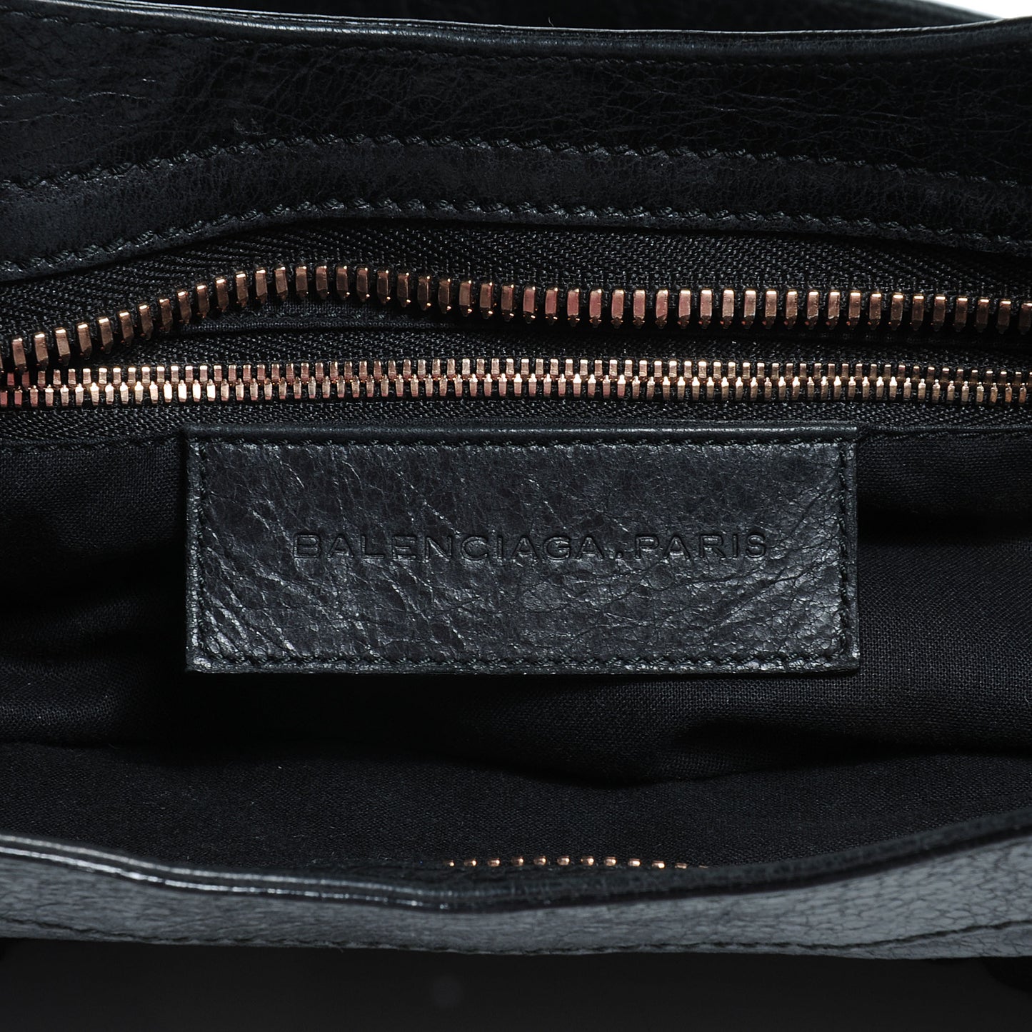 Agneau Giant 21 Rose Gold Hardware City Black