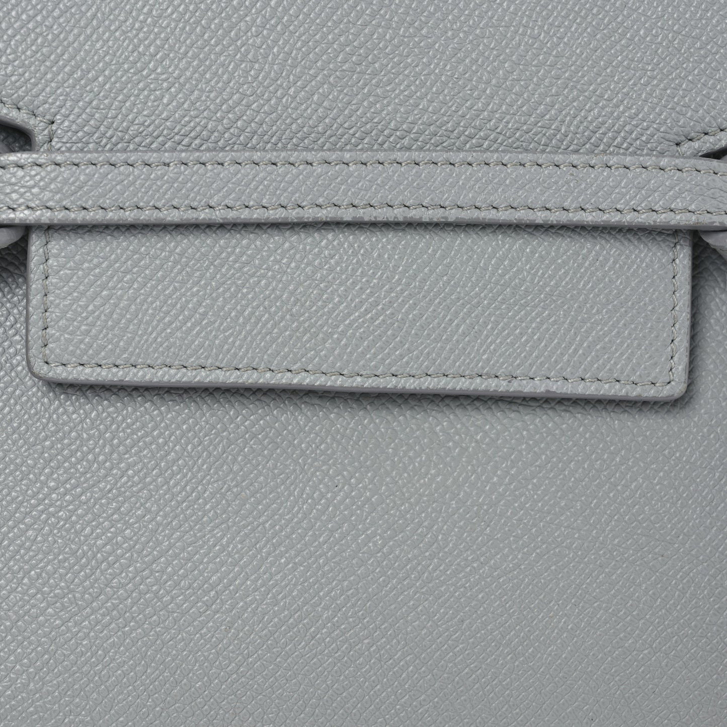 Grained Calfskin Nano Belt Bag Mineral