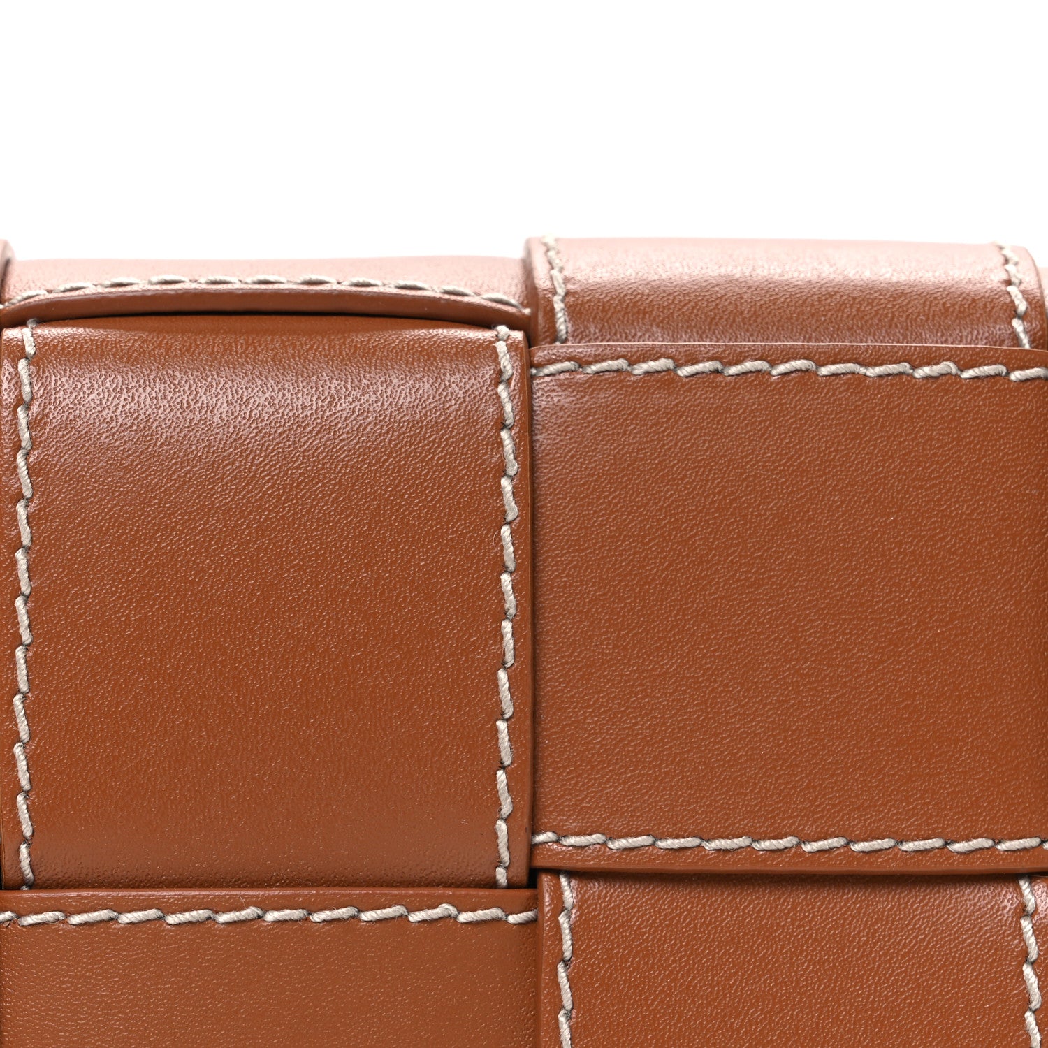 Bottega Veneta Calfskin Maxi Intreccio Mini Cassette Belt Bag Wood 9 of 11