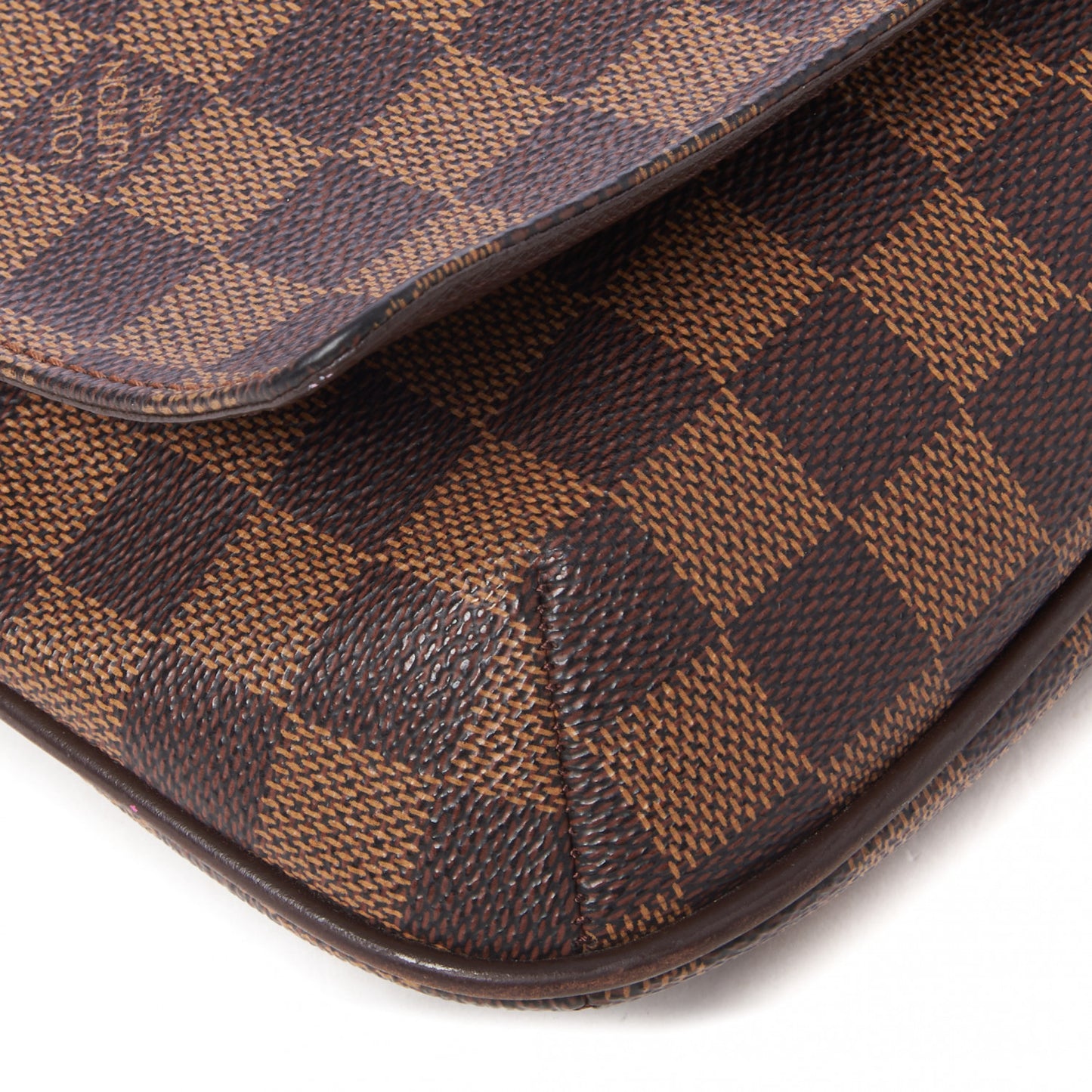 Damier Ebene Musette Tango Long Strap