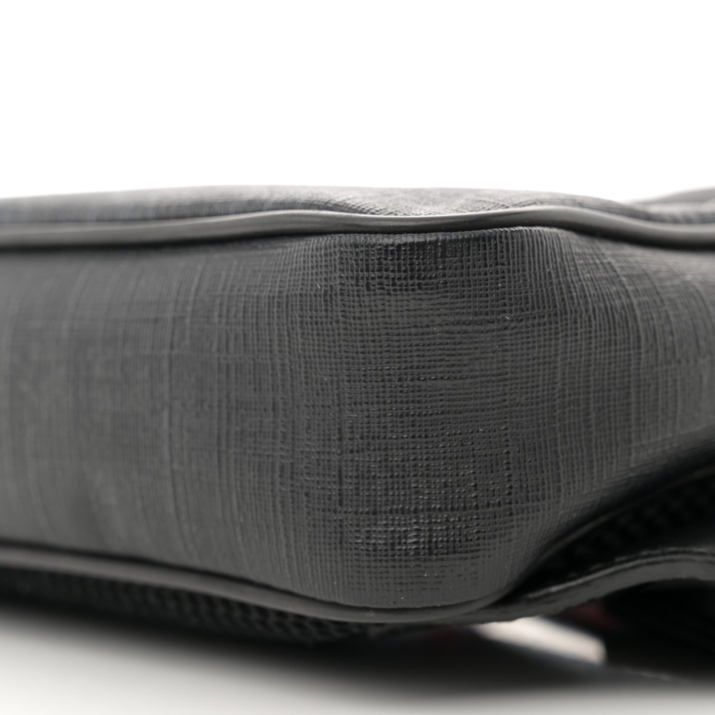 Soft GG Supreme Monogram Web Belt Bag Black Grey