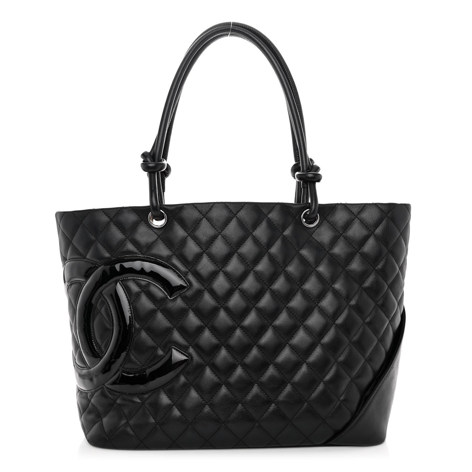 Chanel Calfskin Quilted Large Cambon Tote Black 1 of 9
