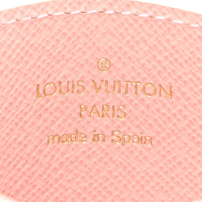 Louis Vuitton Damier Azur Daily Card Holder Rose Ballerine 6 of 8