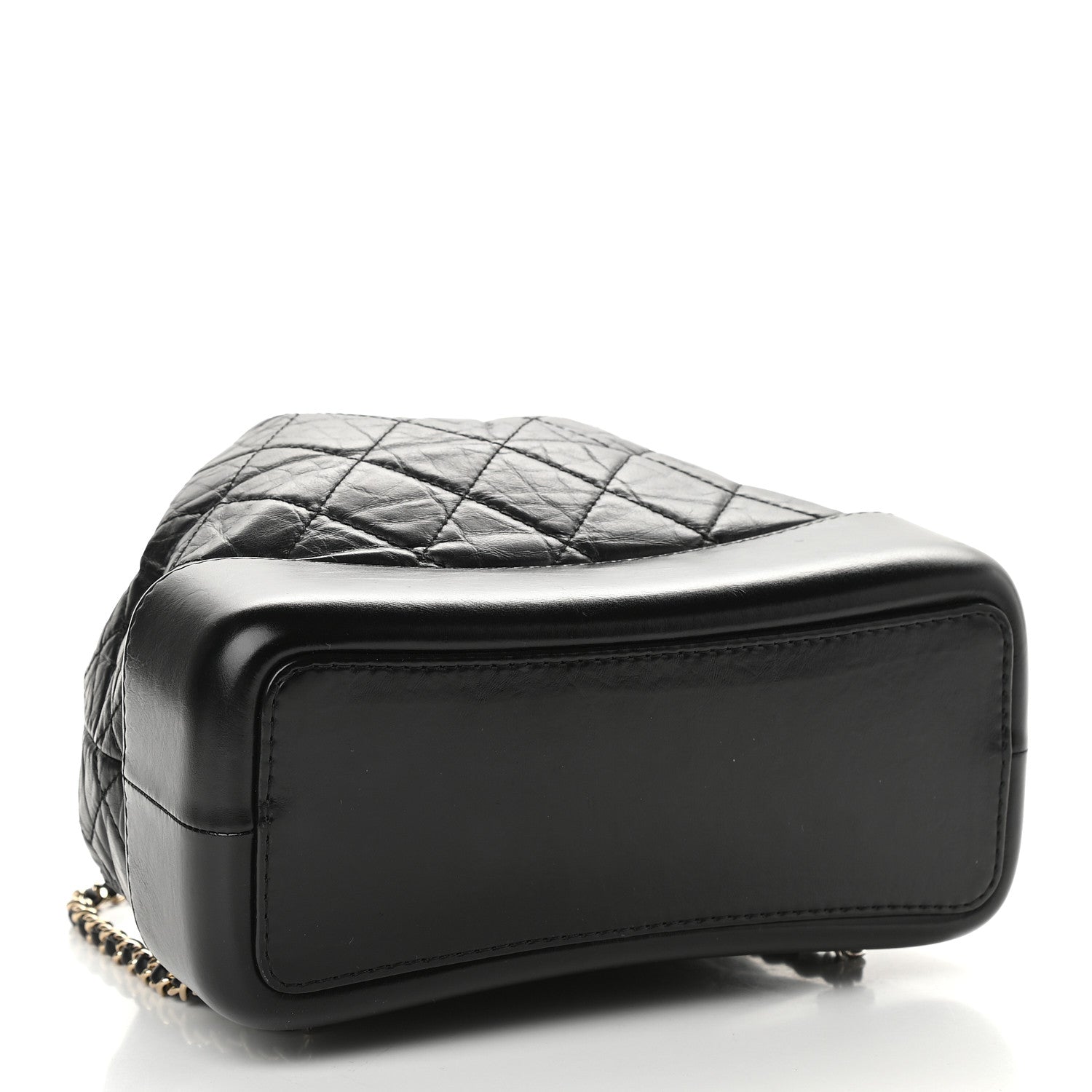 Chanel Aged Calfskin Quilted Small Gabrielle Backpack Black 4 of 9