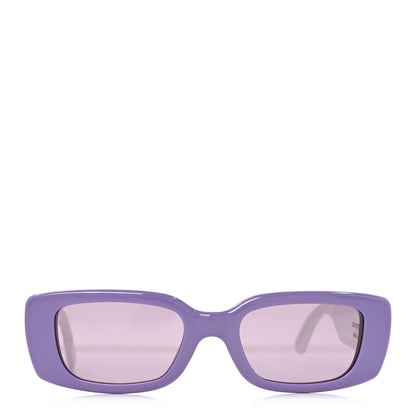 Louis Vuitton LV X TM Acetate Monogram Multicolor Cat Eye Sunglasses Z3249W Purple 2 of 7