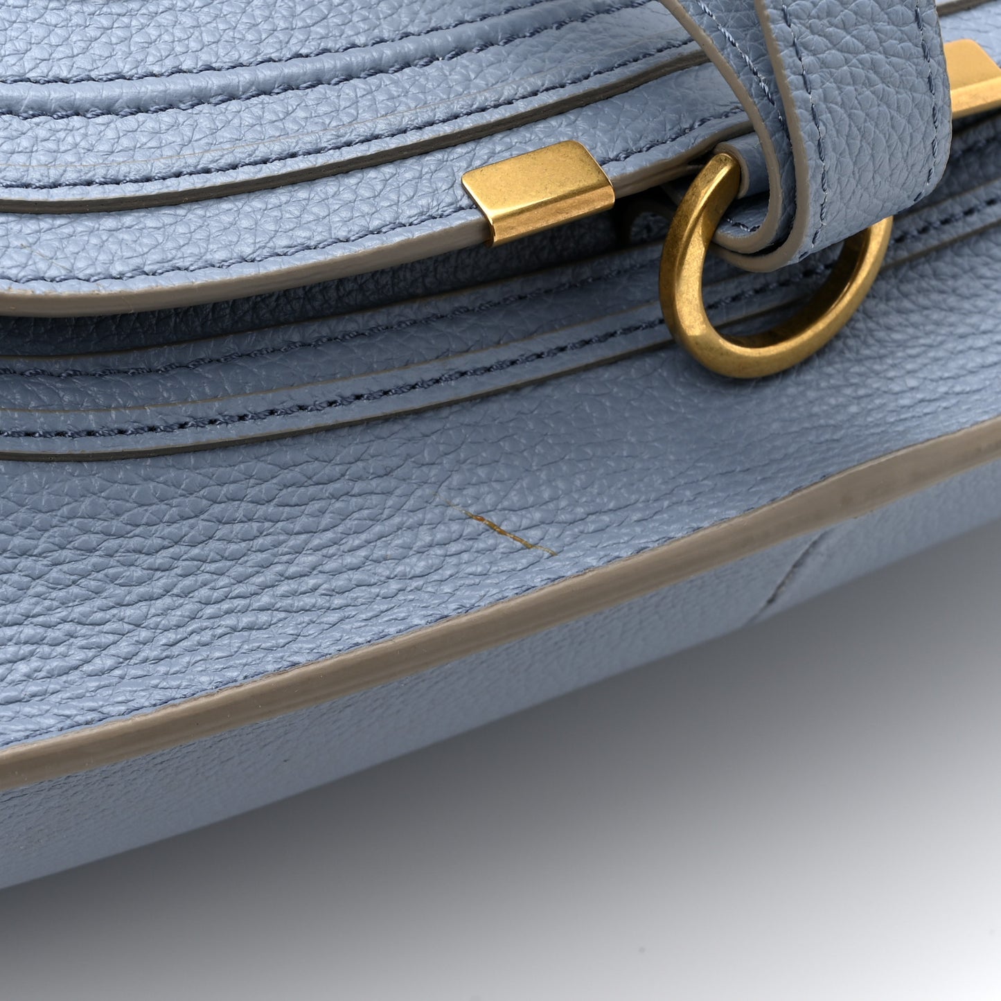 Calfskin Medium Marcie Satchel Shady Cobalt
