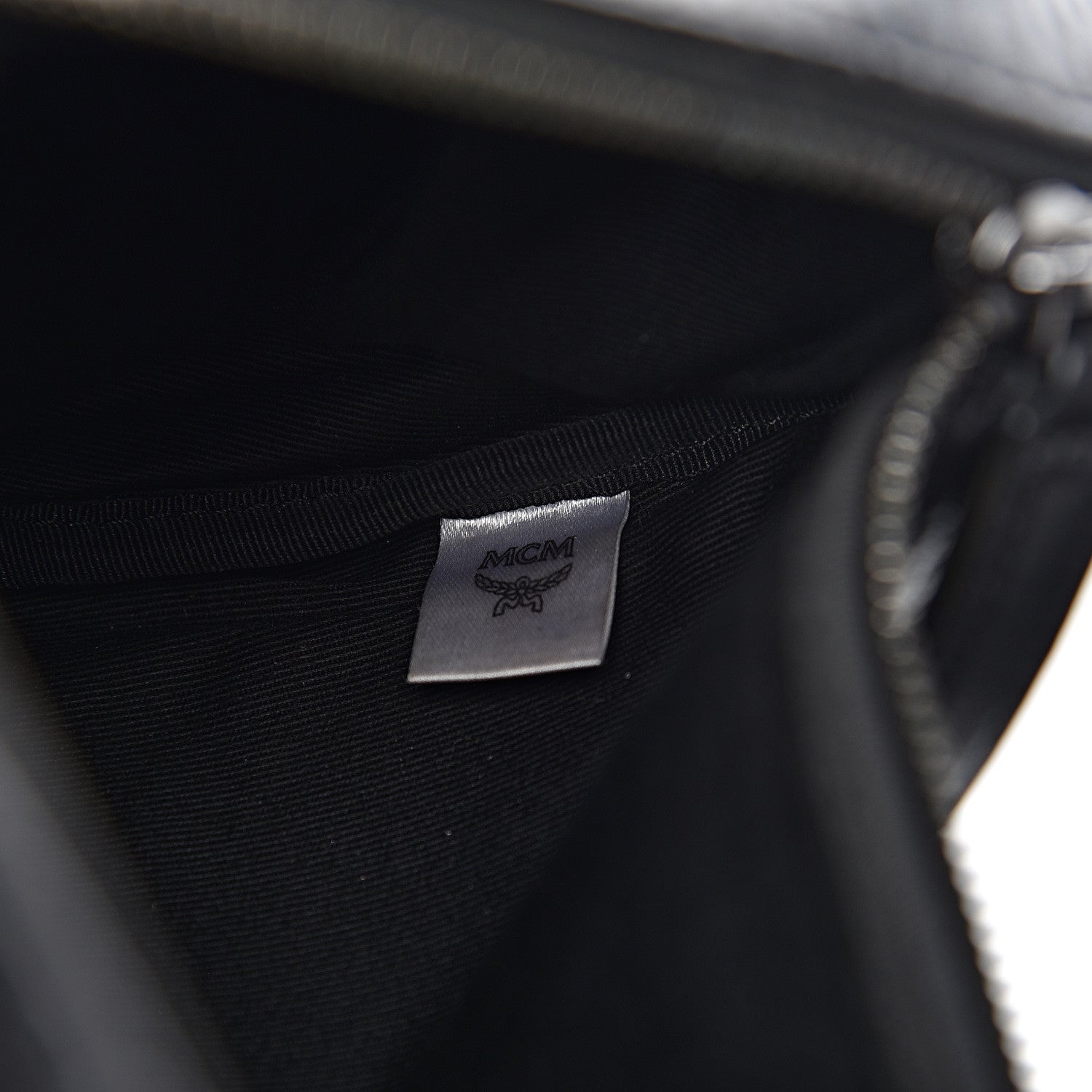 MCM Visetos Studded Belt Bag Black 6 of 9