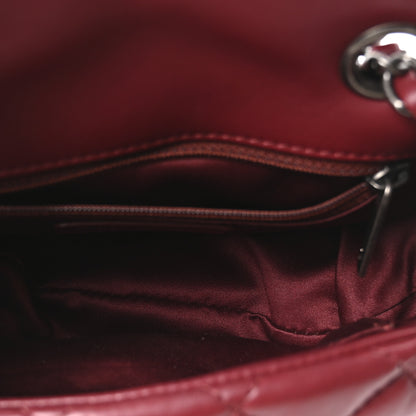 Chanel Lambskin Quilted Mini Round Flap Red 5 of 10