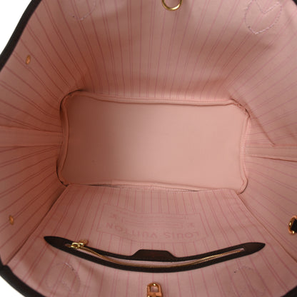 Louis Vuitton Damier Ebene Neo Neverfull MM Rose Ballerine 5 of 8