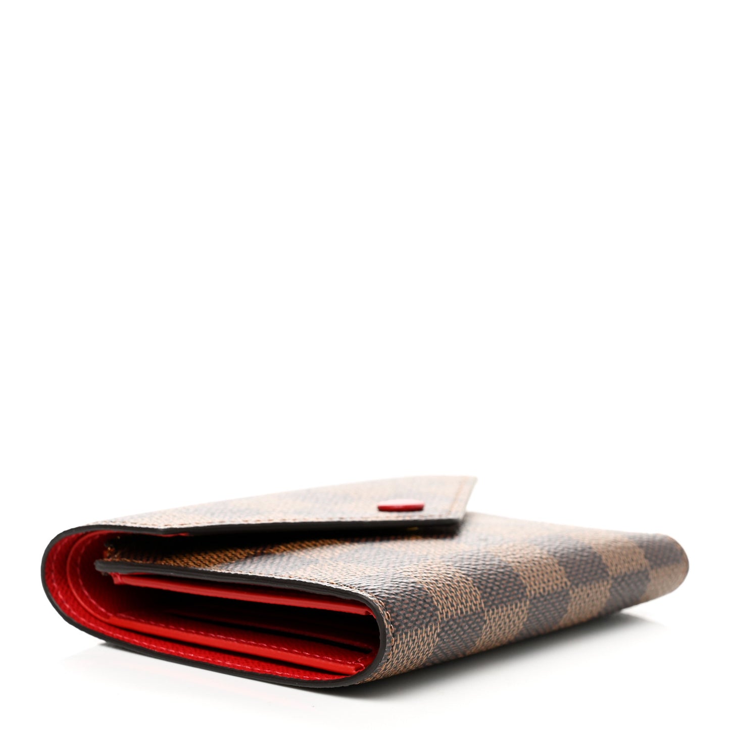 Damier Ebene Victorine Wallet Red