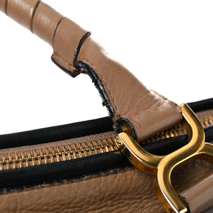 Chloe Calfskin Braided Medium Marcie Satchel Nut 21 of 28