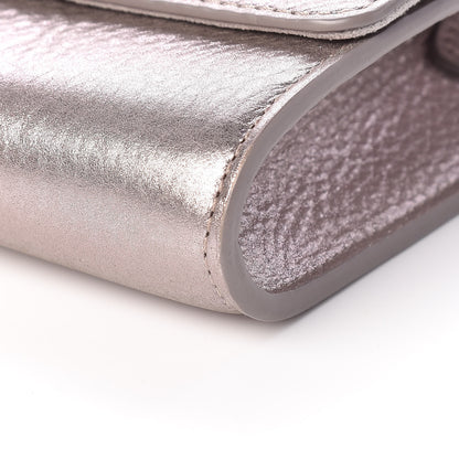 Louis Vuitton Metallic Grained Calfskin Louise Clutch GM NM 8 of 9