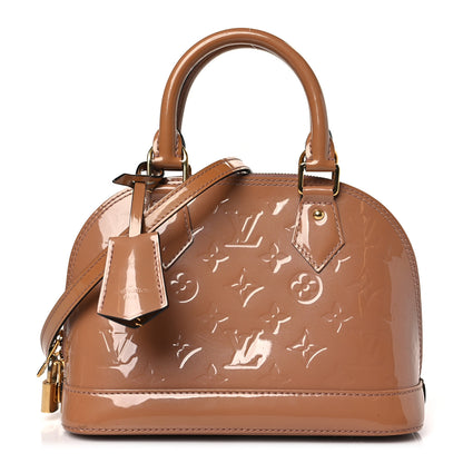 Louis Vuitton Vernis Alma BB Rose Velours 1 of 8