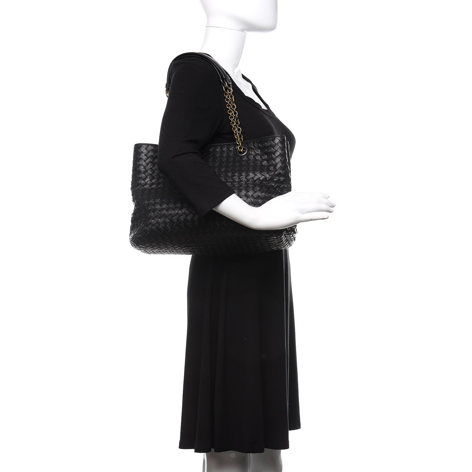 Bottega Veneta Nappa Intrecciato Medium Tote Black 2 of 11