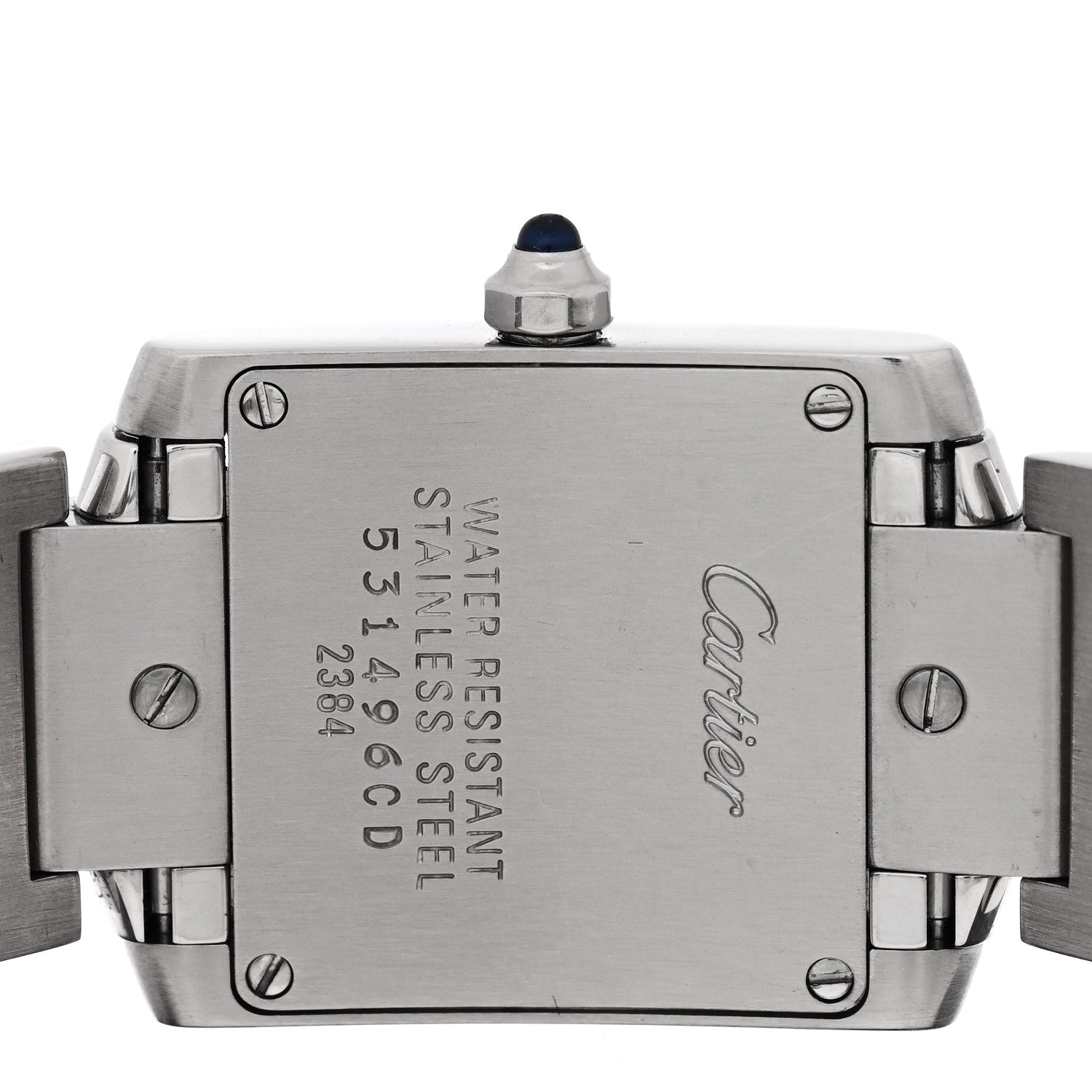 Cartier Stainless Steel 20mm Tank Francaise Quartz Watch 4 of 4