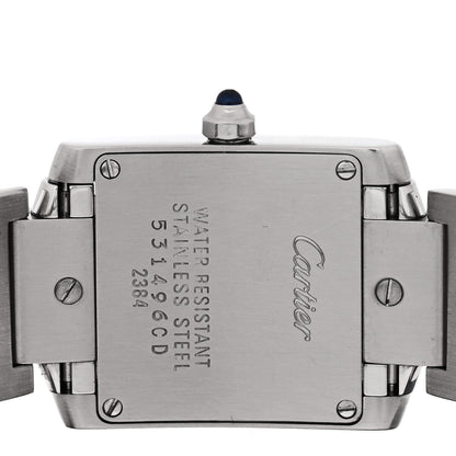 Cartier Stainless Steel 20mm Tank Francaise Quartz Watch 4 of 4