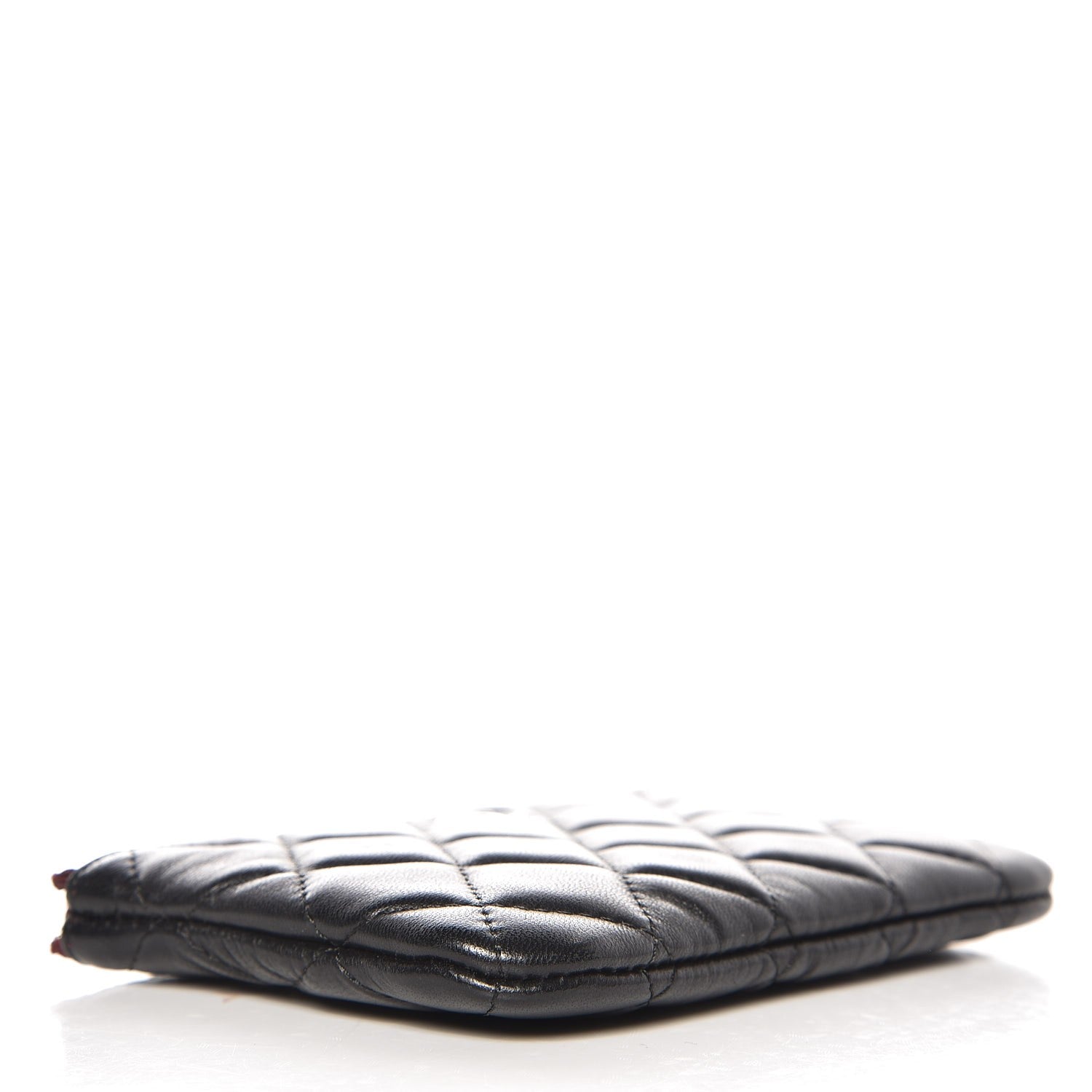 Chanel Lambskin Quilted Small Cosmetic Case Black 4 of 8