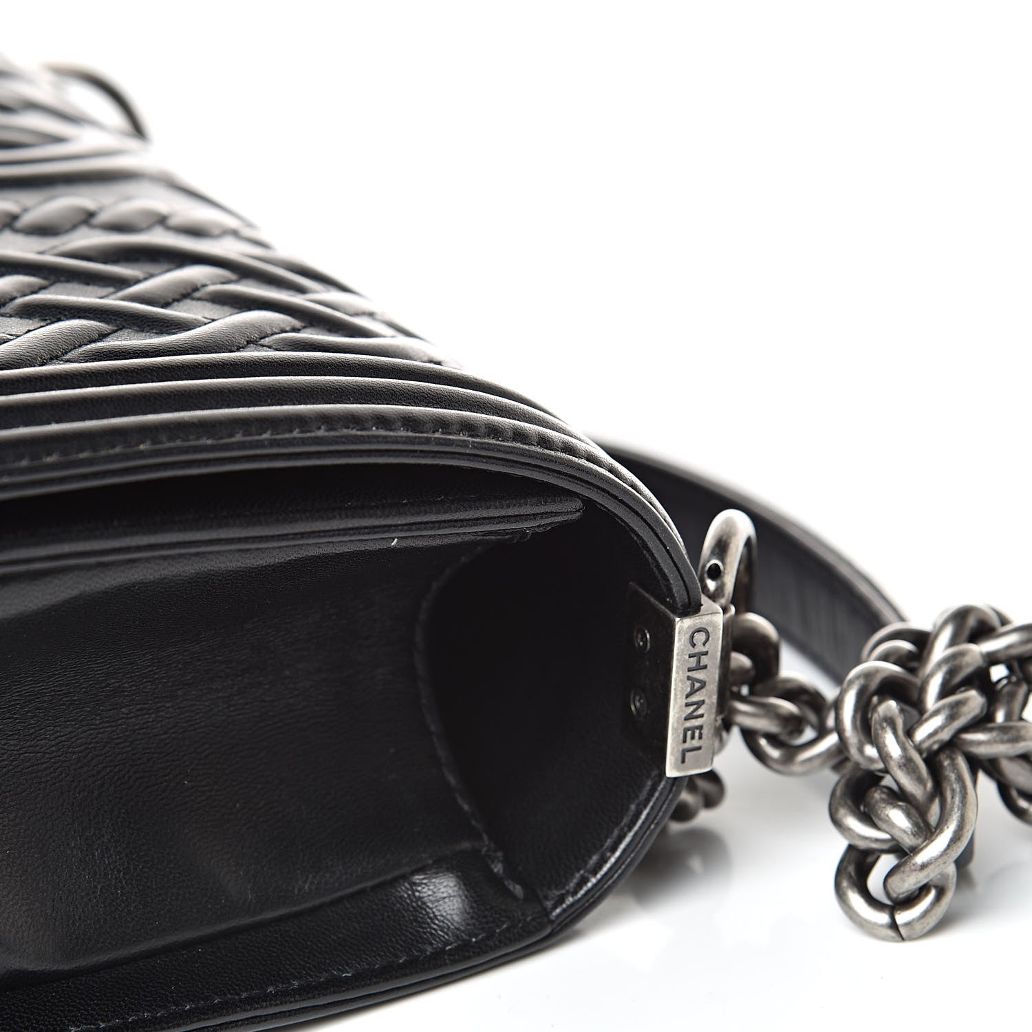 Chanel Lambskin Medium Celtic Boy Flap Black 13 of 18