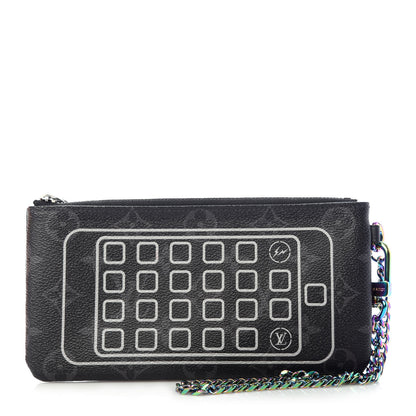 Louis Vuitton Monogram Eclipse Flash Fragment iPhone Pouch 1 of 7