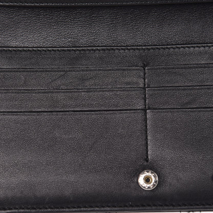 Christian Dior Patent Cannage Lady Dior Yen Wallet Black 12 of 14