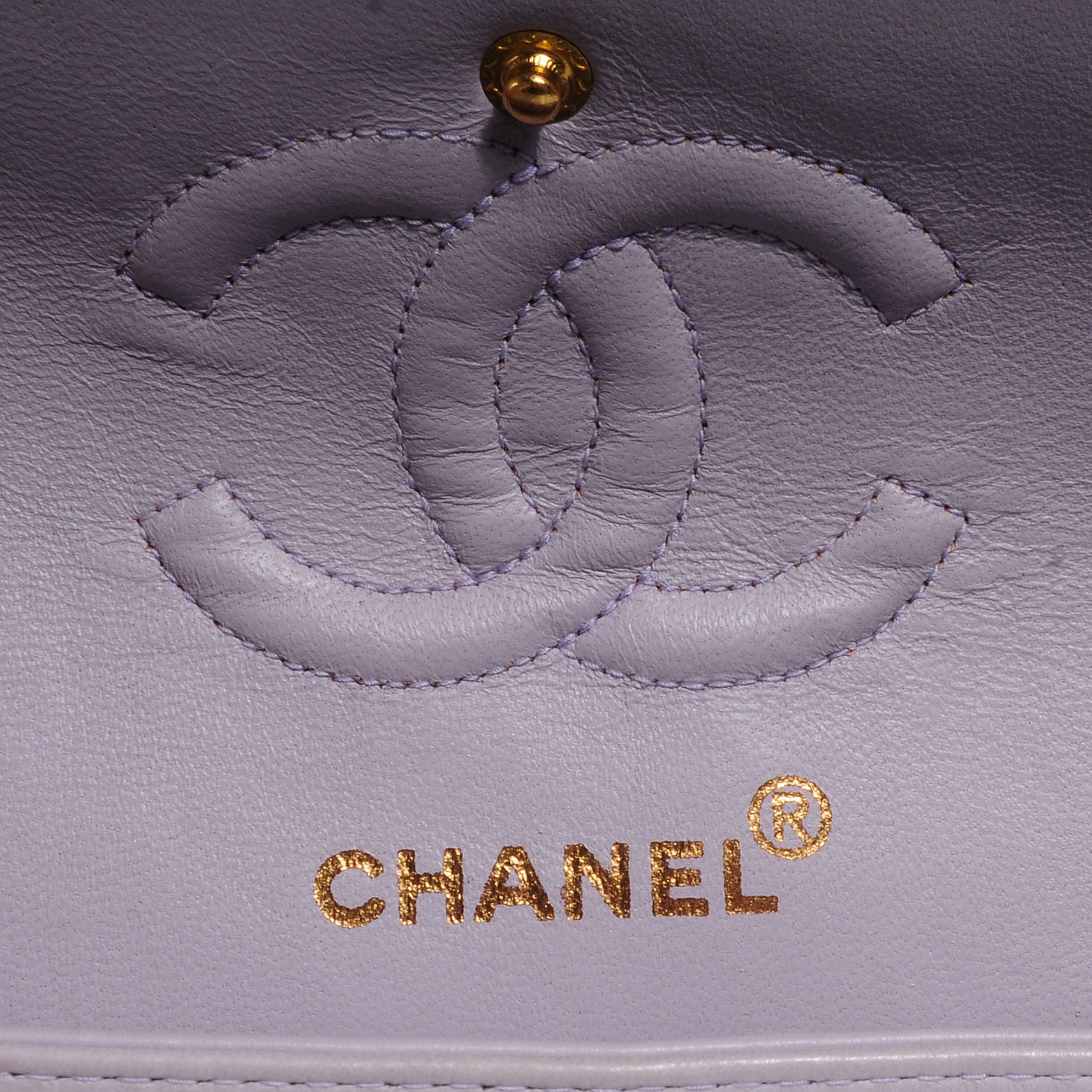Chanel Lambskin Quilted Small Double Flap Lilac 6 of 9