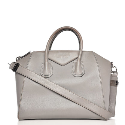 Givenchy Sugar Goatskin Medium Antigona Pearl Grey 1 of 19