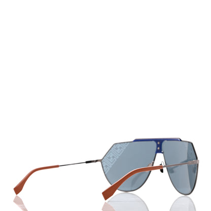 Fendi FF 99MM Shield Sunglasses FF M0075/S Silver 4 of 7