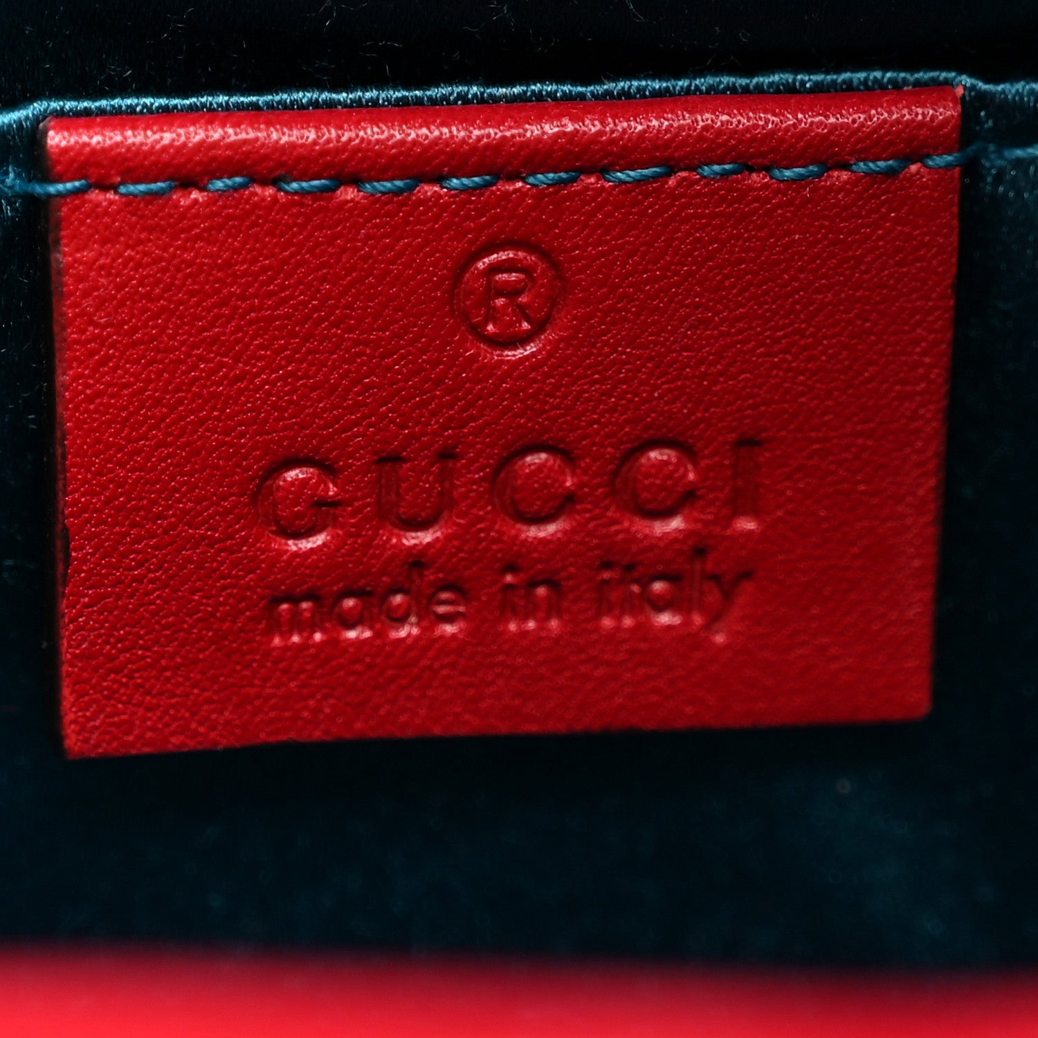 Gucci Velvet Matelasse Mini GG Marmont Shoulder Bag Hibiscus Red