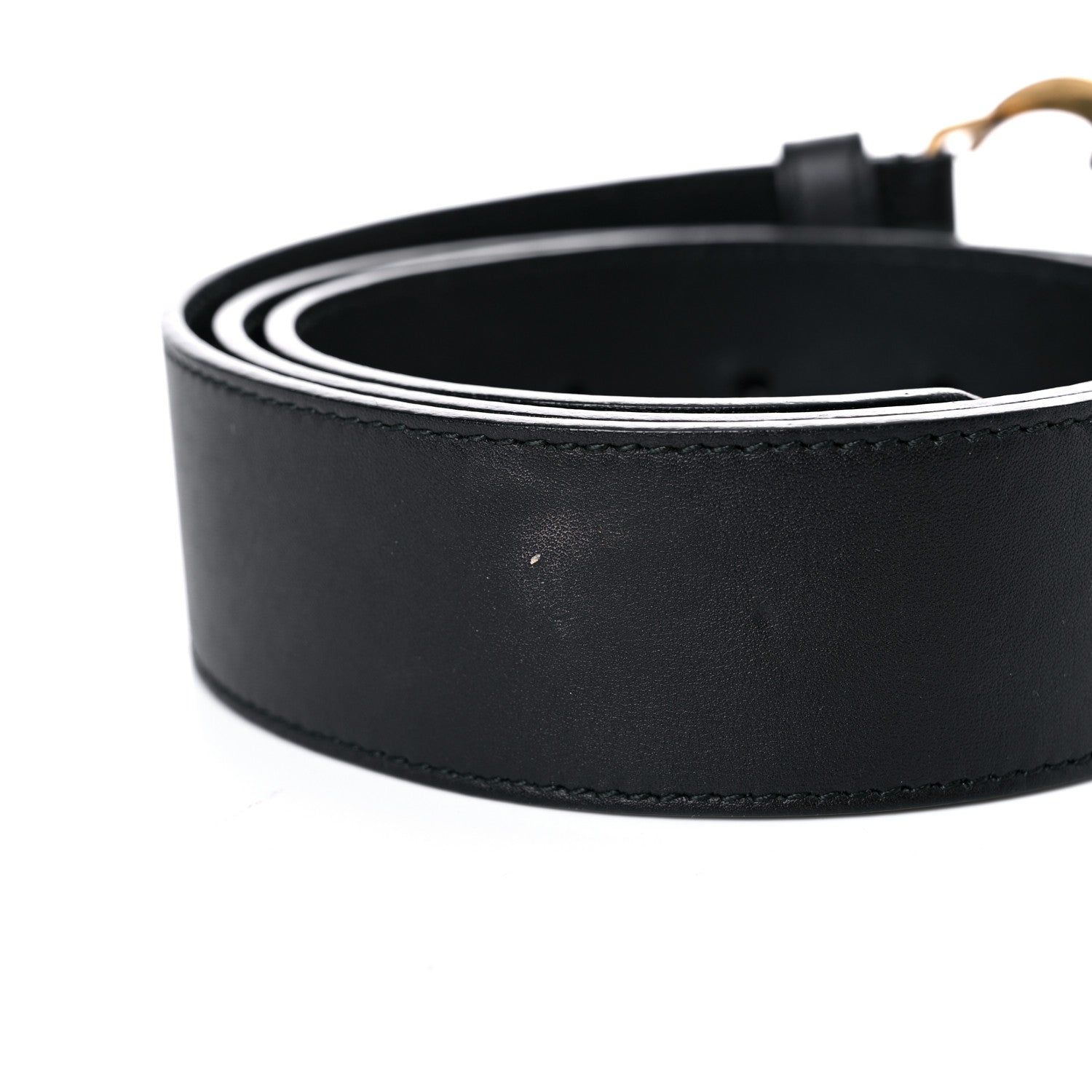 Gucci Calfskin Double G 40mm Belt 80 32 Black 6 of 9