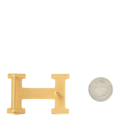 Hermes Polished 32mm H Belt Buckle Gold 2 of 4