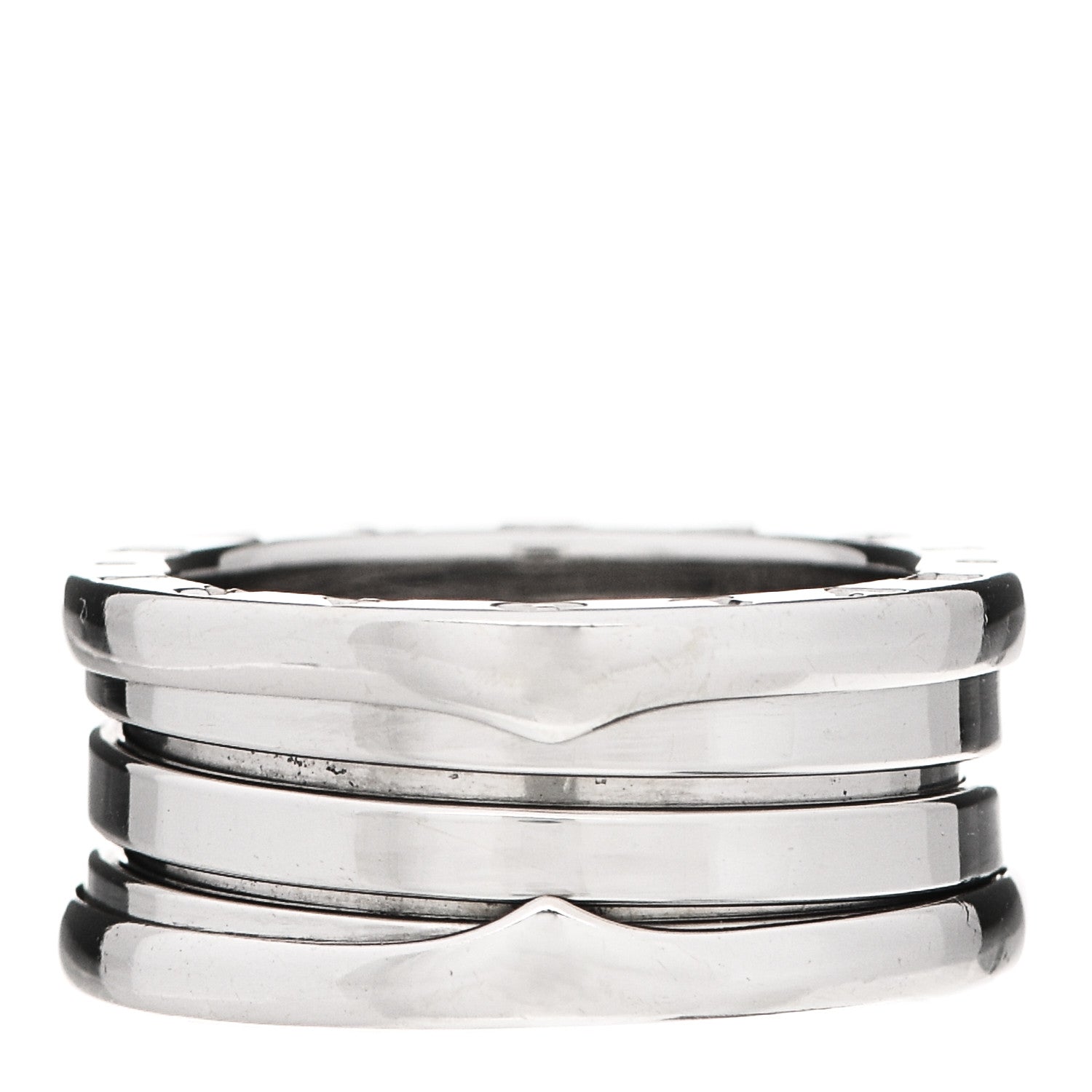 Bulgari 18K White Gold B.Zero1 Three-Band Ring 49 5 1 of 5