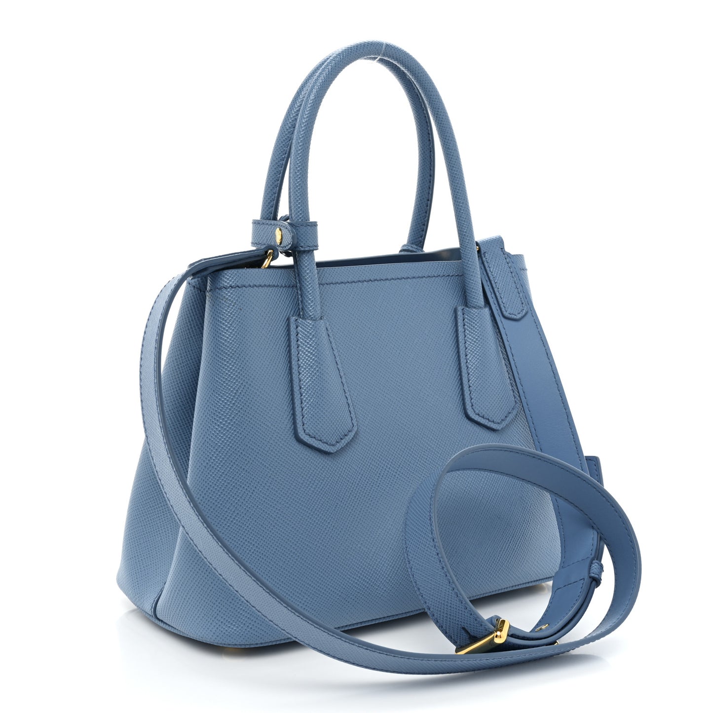 Saffiano Cuir Mini Double Bag Astrale