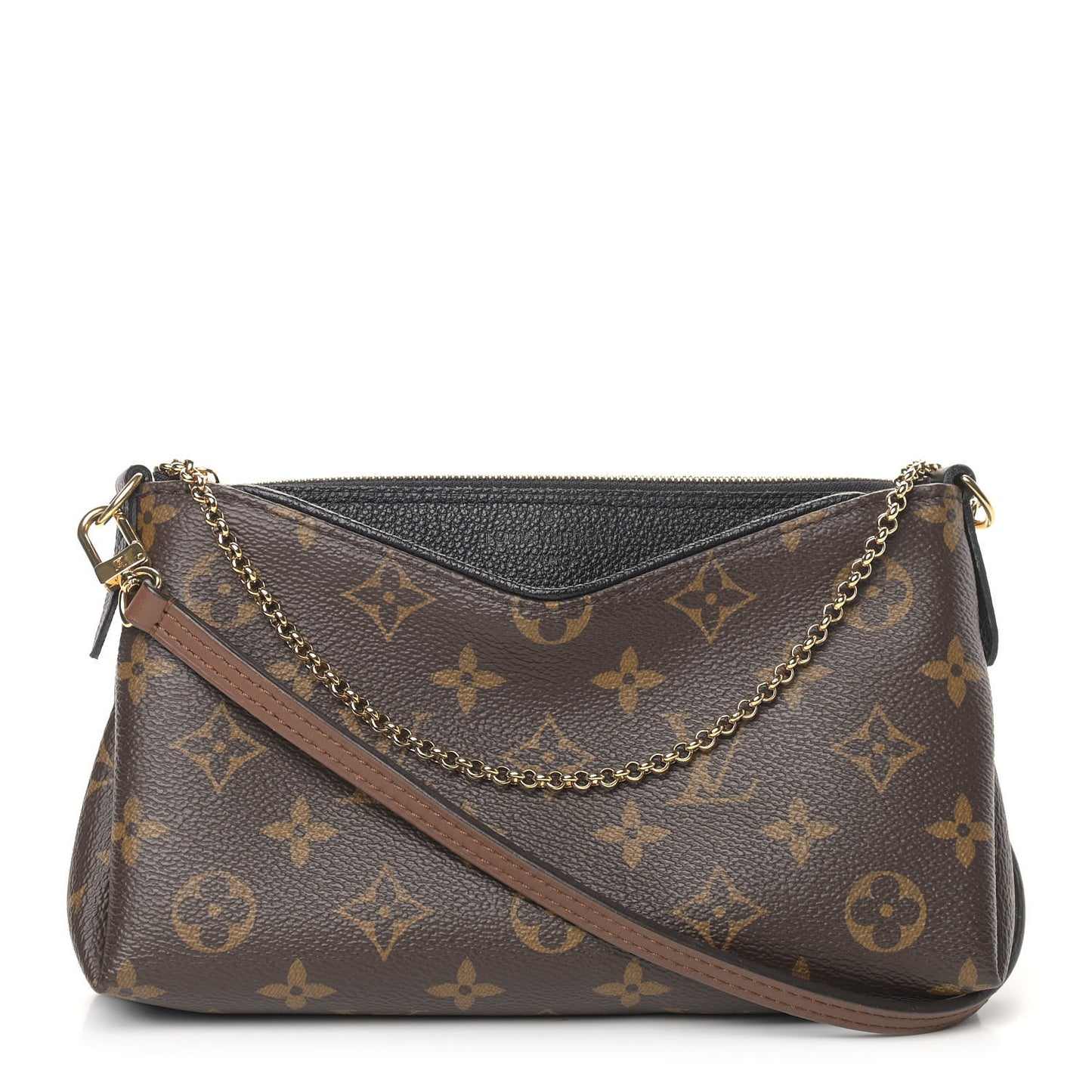 Monogram Pallas Clutch Black