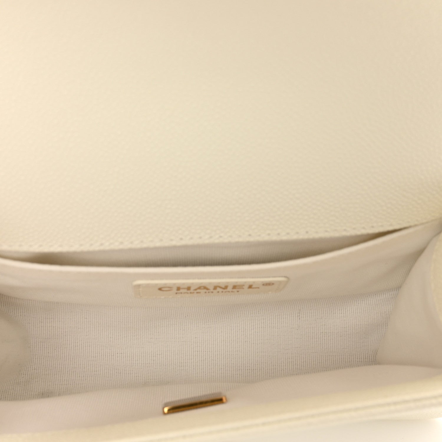 Chanel Caviar Quilted Small Boy Flap White 6 of 11