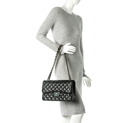 Chanel Caviar Quilted Jumbo Double Flap Black 2 of 8