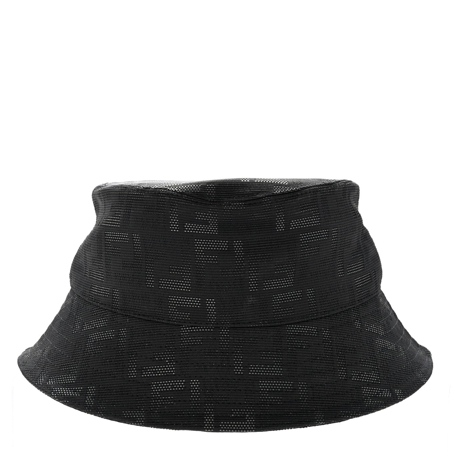 Fendi Nylon Zucca FF Bucket Hat L Black 6 of 11