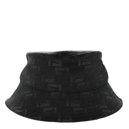 Fendi Nylon Zucca FF Bucket Hat L Black 6 of 11