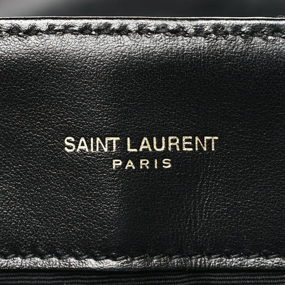 Saint Laurent Calfskin Y Quilted Monogram Medium Loulou Chain Satchel Black 6 of 8