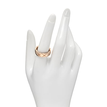 Chanel 18K Beige Gold Small Coco Crush Ring 57 8 2 of 6