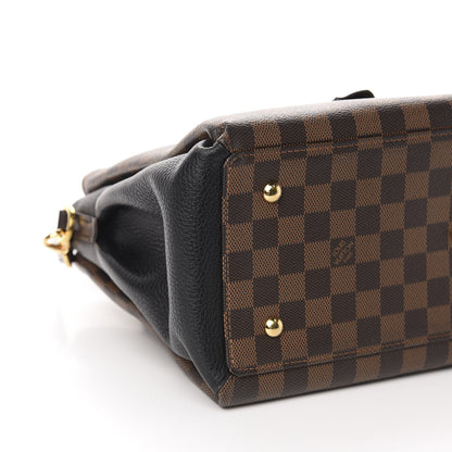 Louis Vuitton Cuir Taurillon Damier Ebene Normandy Black 7 of 11