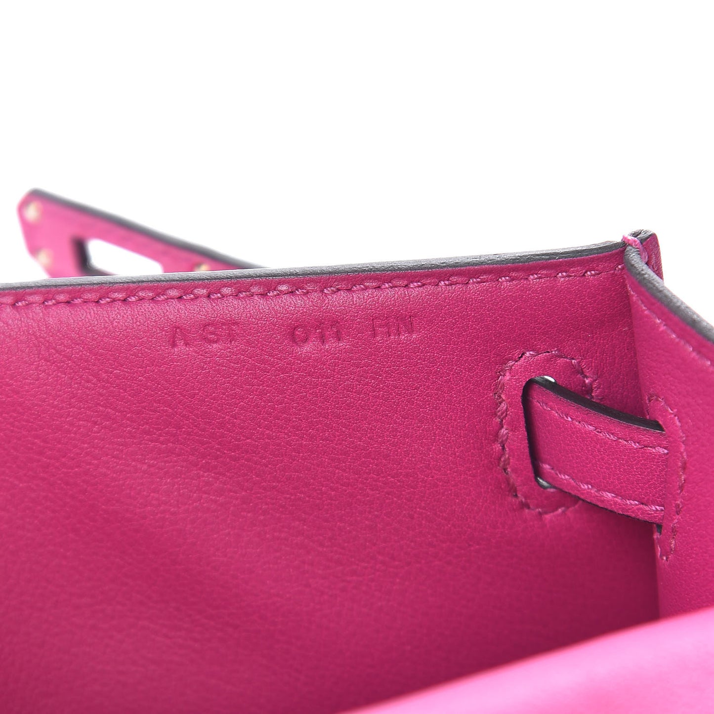 Swift Kelly Pochette Clutch Rose Pourpre