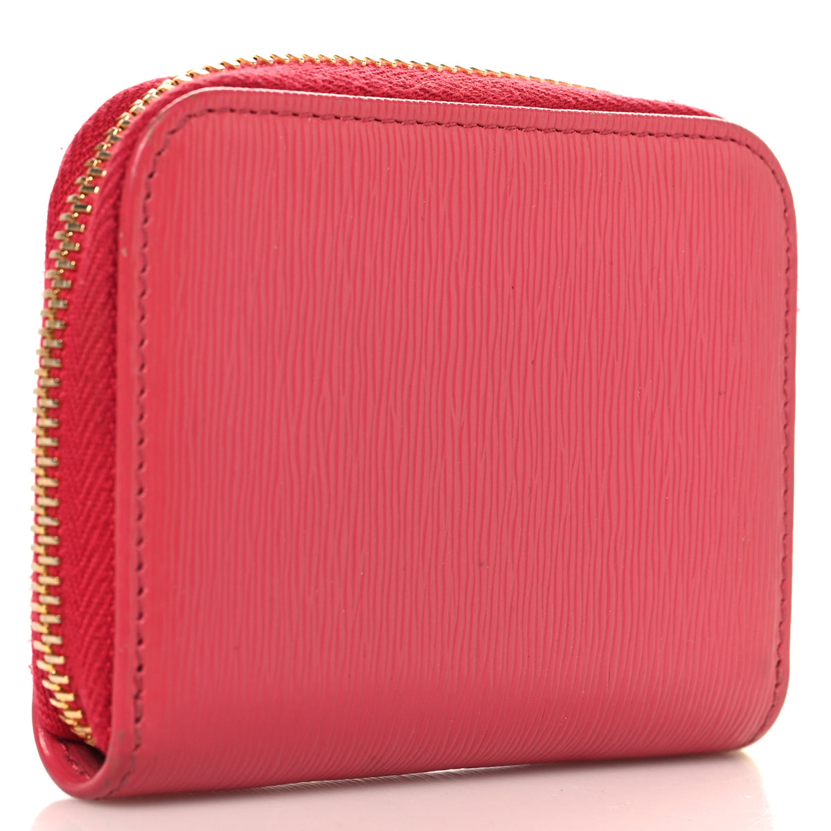Prada Vitello Move Metal Coin Purse Ibisco 3 of 6