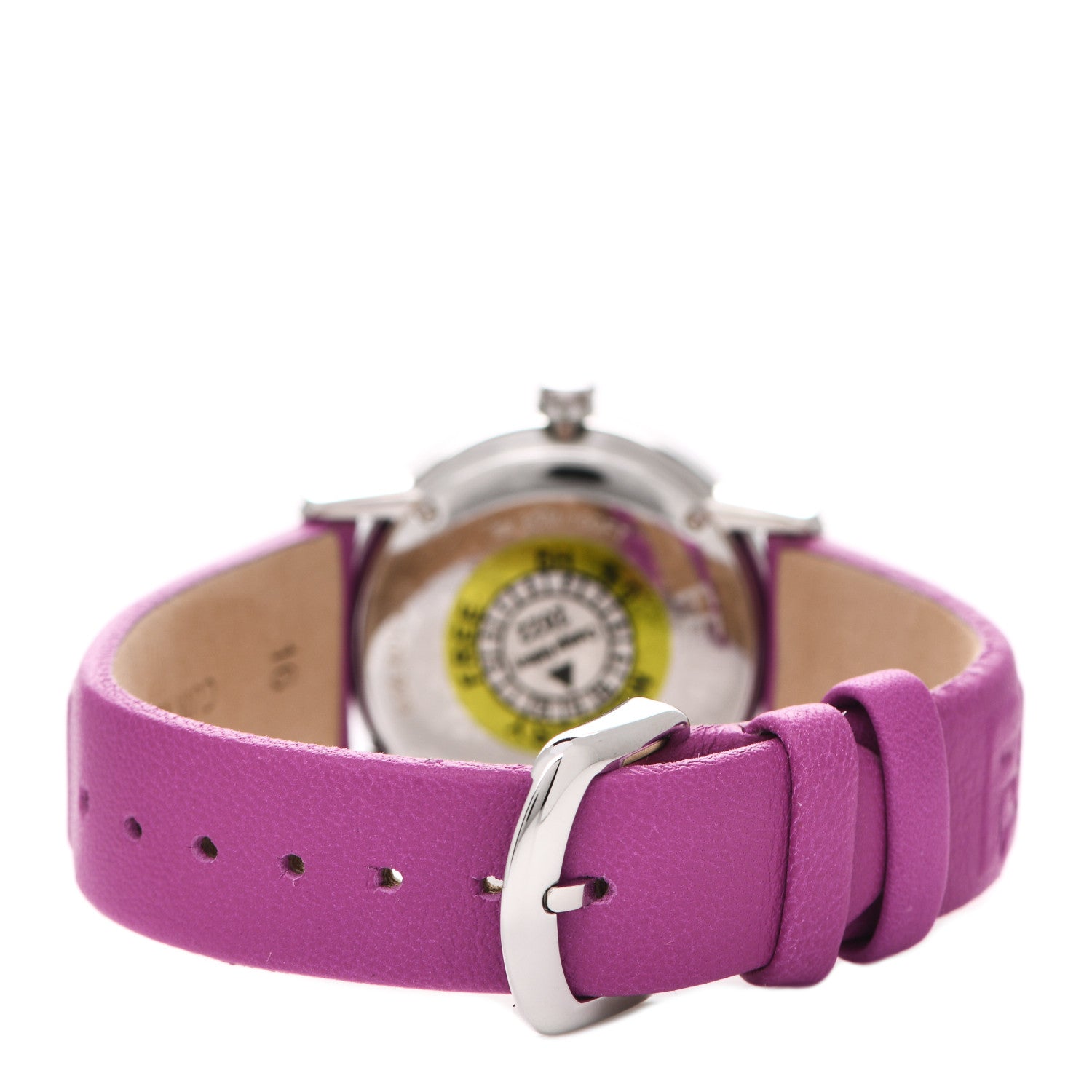 Fendi Stainless Steel Calfskin 29mm Forevermore Fendi Quartz Watch Bouganville Fuschia 3 of 5