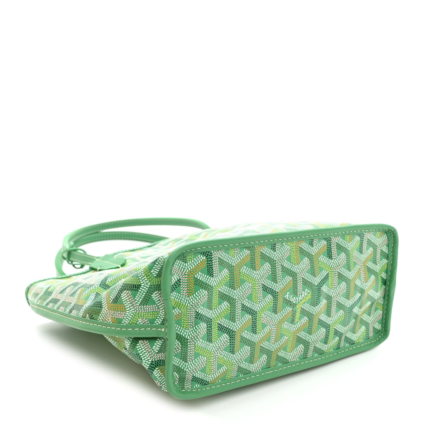 Goyardine Reversible Mini Anjou Meadow Green
