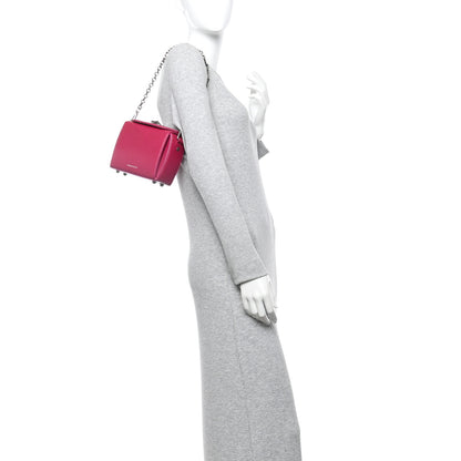 Alexander McQueen Silky Amish Grain Calfskin Box Shoulder Bag 19 Pink 2 of 11